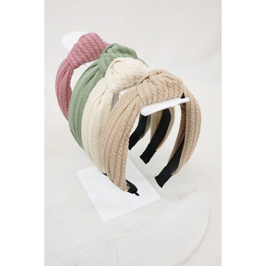 Knit Knotted Headband