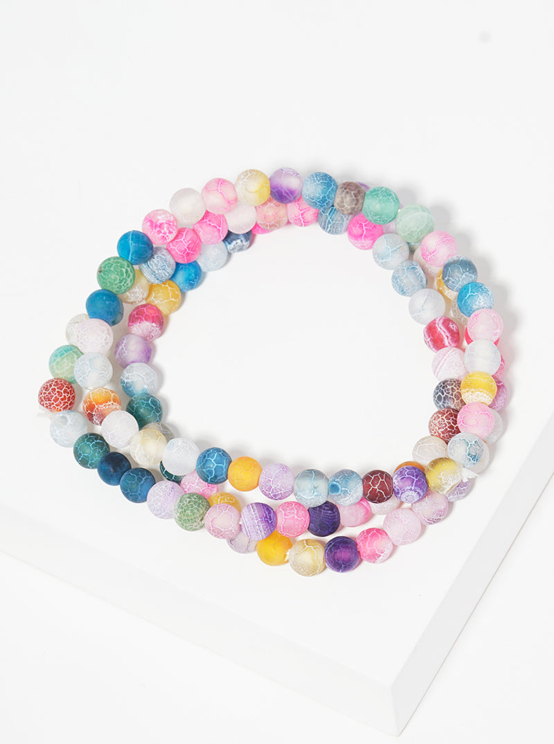 Natural Stone Multi Stretch Bracelet
