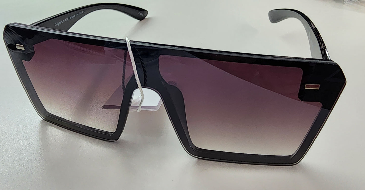 Flat Top Shield Sunglasses